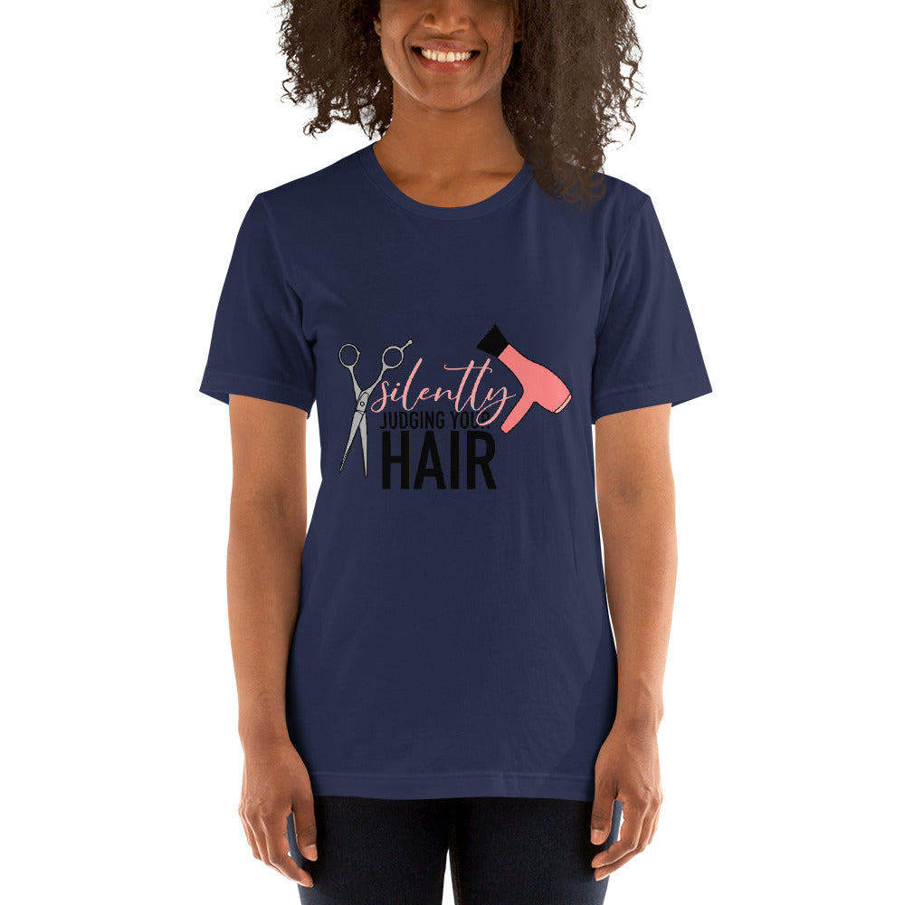 Silently Judging your Hair t-shirt