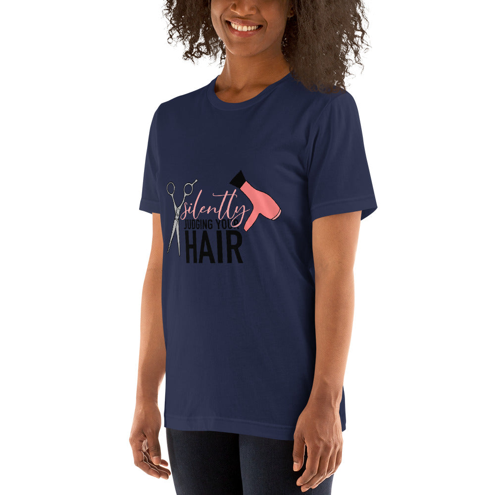 Silently Judging your Hair t-shirt
