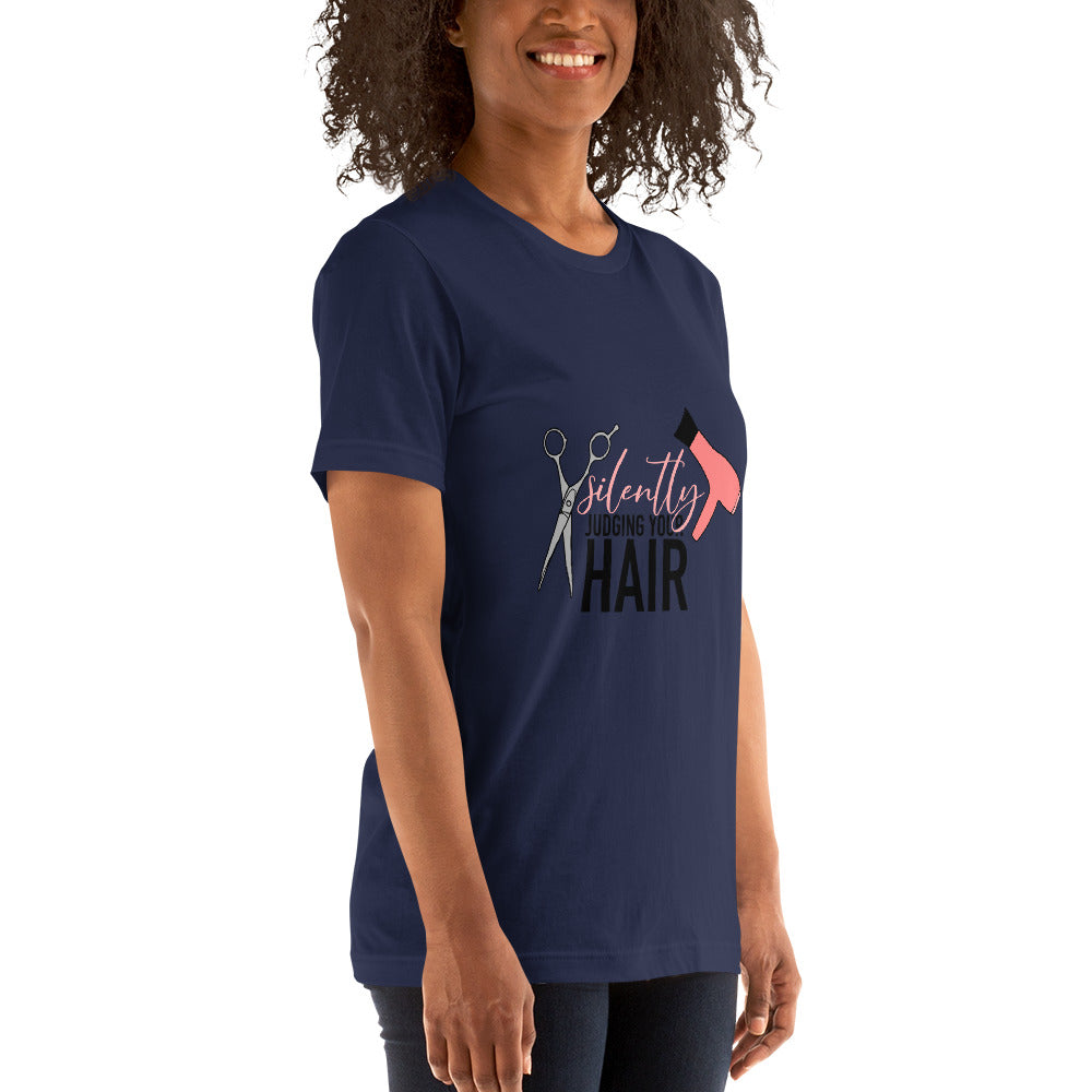 Silently Judging your Hair t-shirt