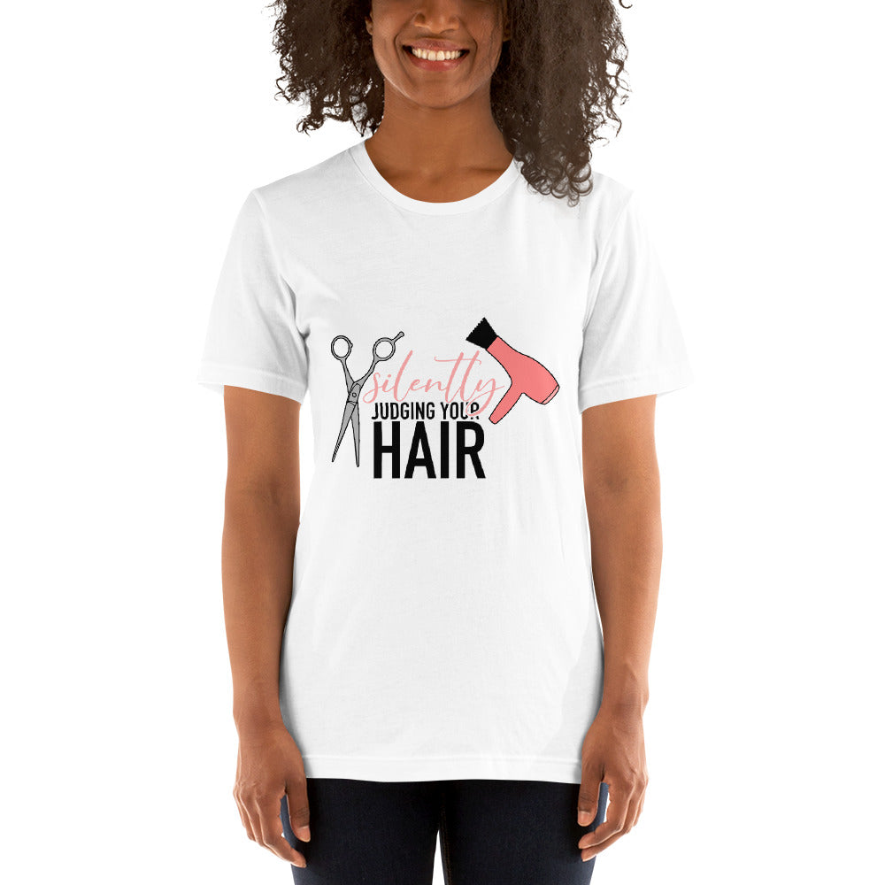 Silently Judging your Hair t-shirt