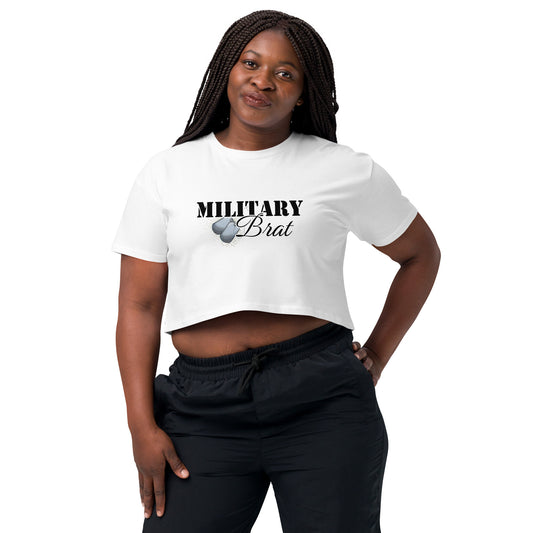 Military Brat Women’s crop top