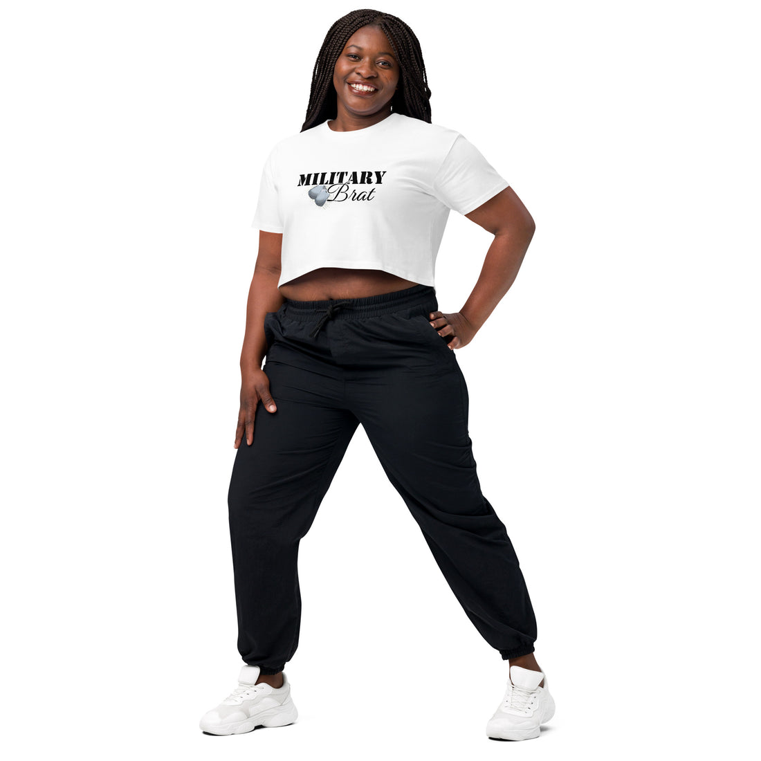 Military Brat Women’s crop top
